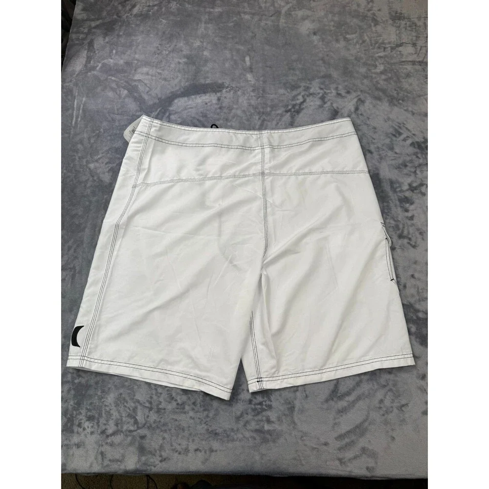 HURLEY One And Only BDST SSDE IN White Board Shorts Trunks Mens Size 42 NWT